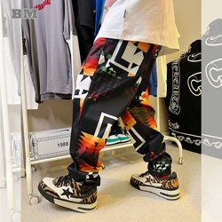 Vintage Pattern Ethnic Loose Casual Harem Pants 2022 Fashion Couple Hip Hop Cargo Pants Streetwear Jogging Trousers Unisex