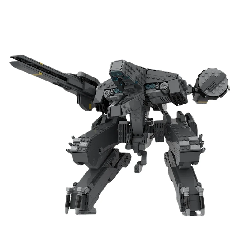 MOC Mech Metal Geared Solid Rexs Robots modelo conjunto Kits de bloques de construcción juego figuras de acción montar ladrillos juguetes para niños regalo