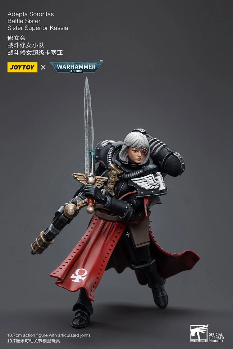 

JOYTOY Warhammer 40K Battle Sister Superior Kassia Adepta Sororitas Фигурки Кукла Украшения Подарочная Коллекция