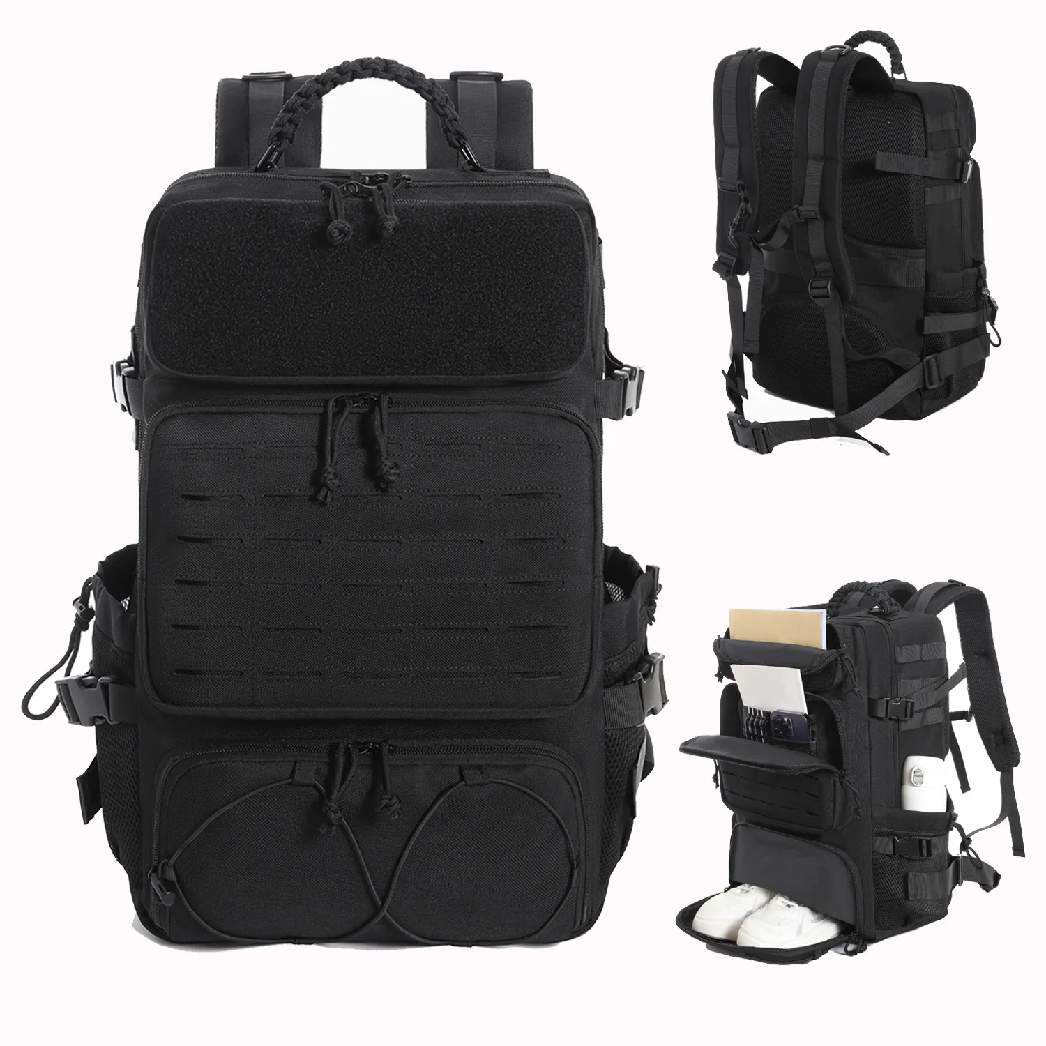 Tactical Backpack, Large-capacity Waterproof and Wear-resistant Outdoor Multi-functional Backpack, Mountain Climbing Storage Bag