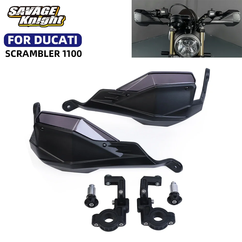 Escudo de proteção de mão para guidão, para ducati scrambler 1100 sport dark hommage pro, acessórios especiais para proteção de mão de motocicleta