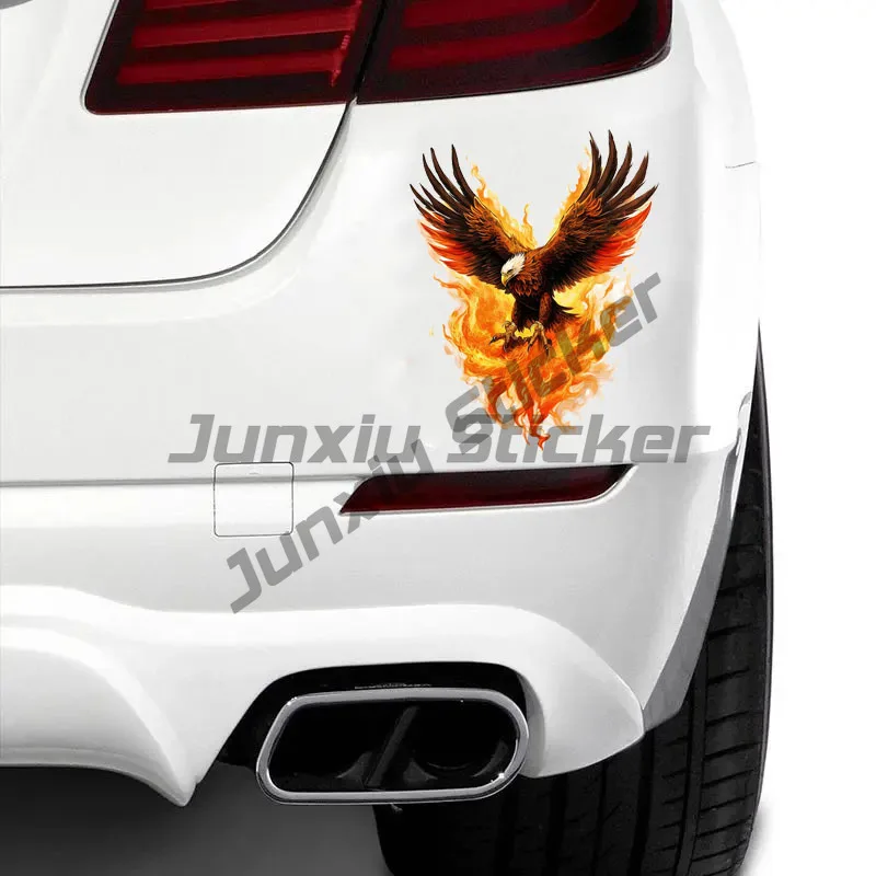 Eagle Spreading Its Wings Car Stickers Personality Fashion  Car Body Windows Exquisite Waterproof Vinyl Decals Decoration