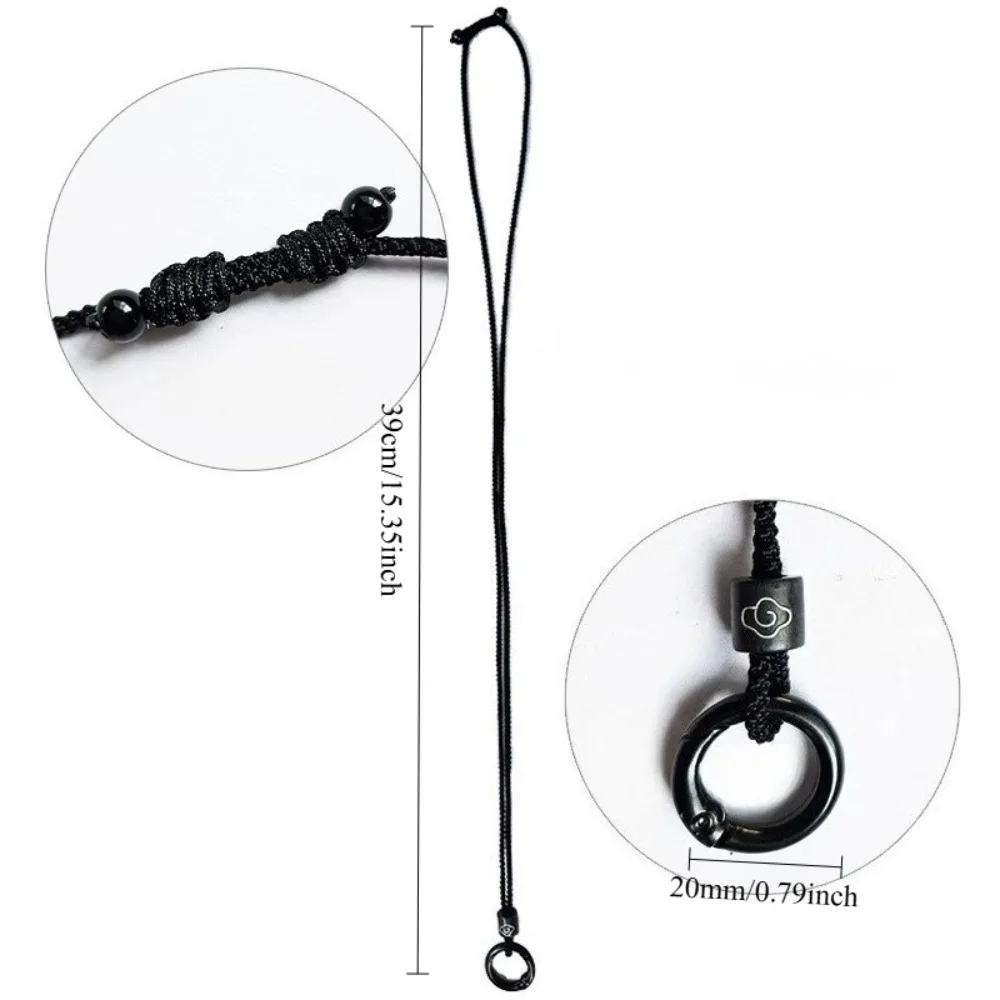 1pc Unisex Adjustable Eyeglass Strap - Durable Metal Ring Cord Holder, Portable Fashion Accessory for Travel/Sports/Outdoor