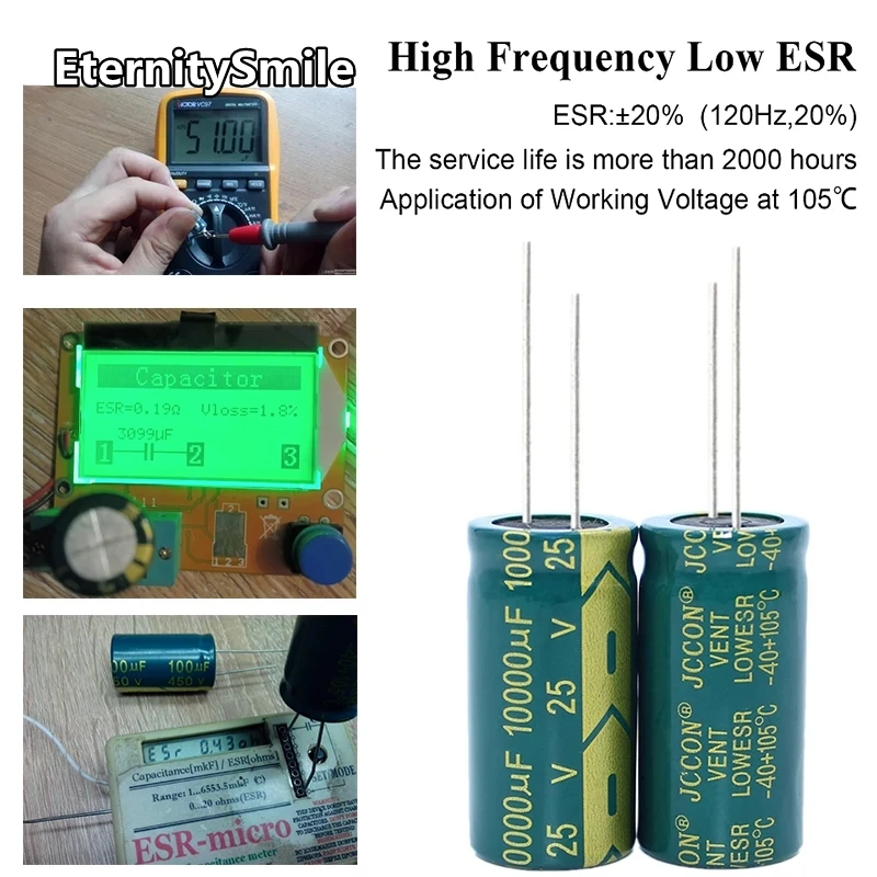 1/10 pces 450v220uf 22x45mm 18x40mm adaptador de alimentação baixo esr/impedância capacitor eletrolítico de alumínio resistancne de alta frequência