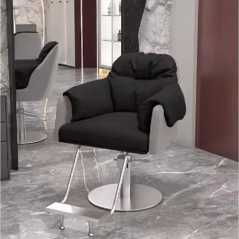 كرسي حلاق دوار تصفيف الشعر ماكياج الذهب الشامبو الفاخرة كرسي صالون تجميل صالون الحلاقة Cadeira دي مانيكير صالون الأثاث