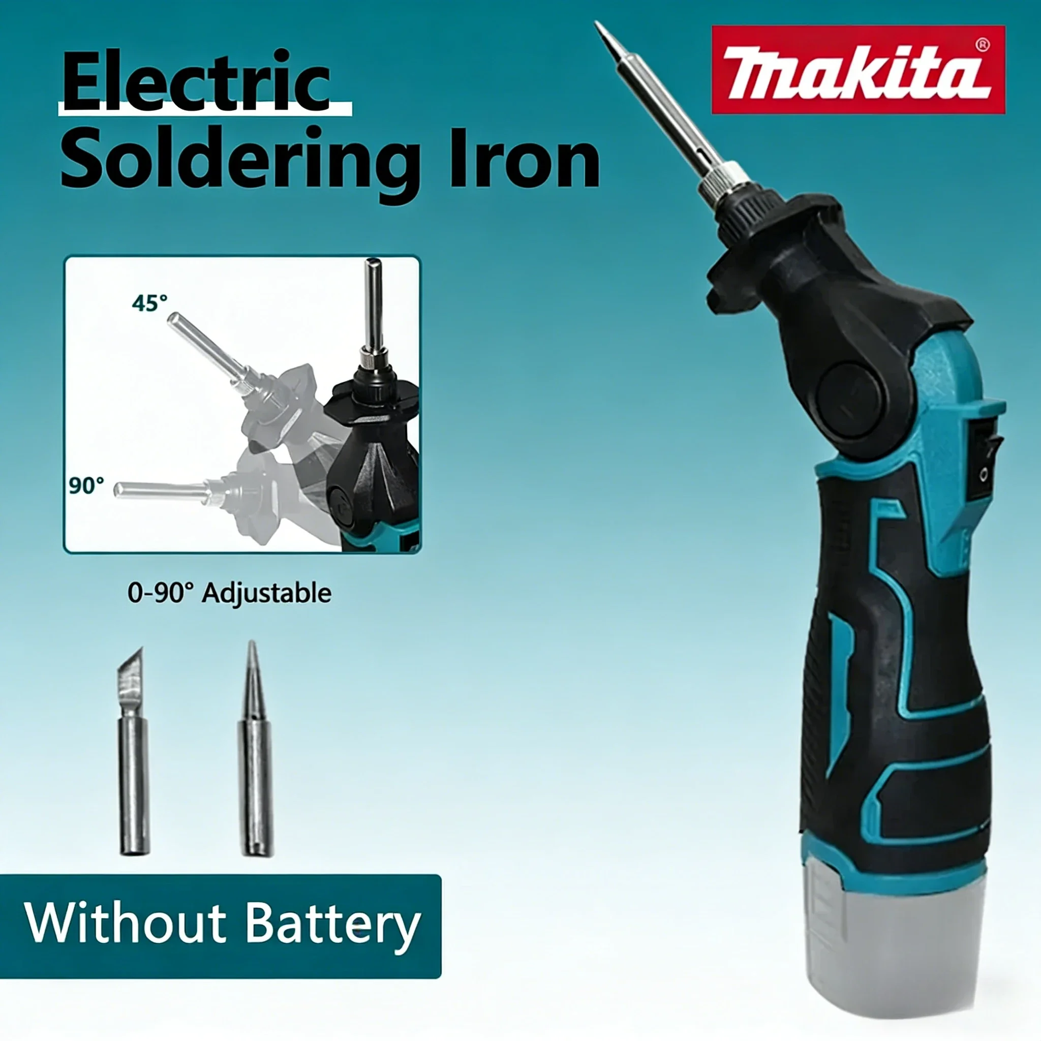 

Беспроводной электрический паяльник Makita: быстрый нагрев, перезаряжаемый, для ремонта и сварки сплавов