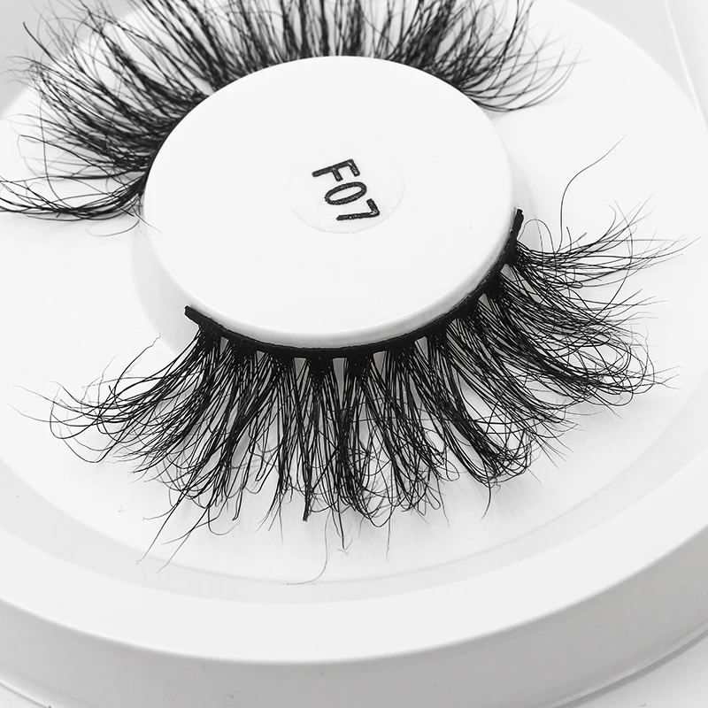 25มม.5D Mink Eyelashes Dramatic Volume ยาว Mink Lashes ต่อขนตาหนายาว3D ขนตาปลอม