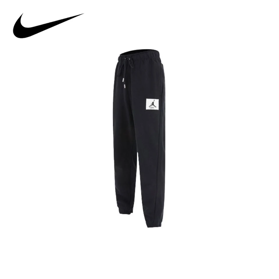 

Original Air Jordan Men's Knit Basketball Training Sports Casual Loose Tapered Pants DA9813-010