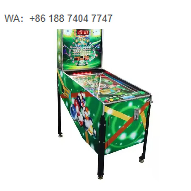 

Wholesale Sale Amusement Coin Operated Electronic Kids Full Size Table Top Virtual Pinball Machine