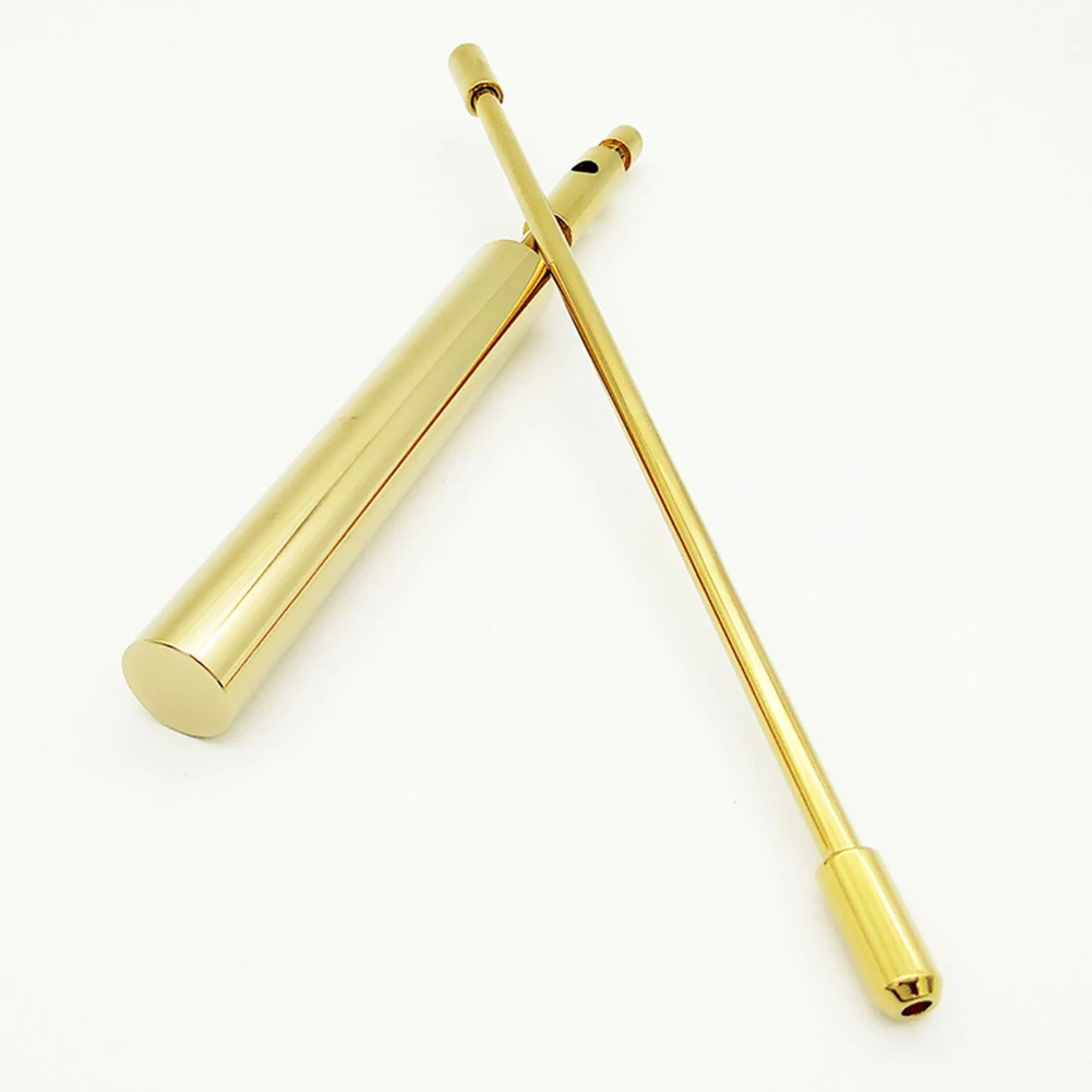 Imagem -02 - Pure Copper Probe For Treasure Hunting Ferramenta de Adivinhação Haste de Cobre Hastes de Água Altura do Punho 17 cm Comprimento da Mão 21cm 1pc