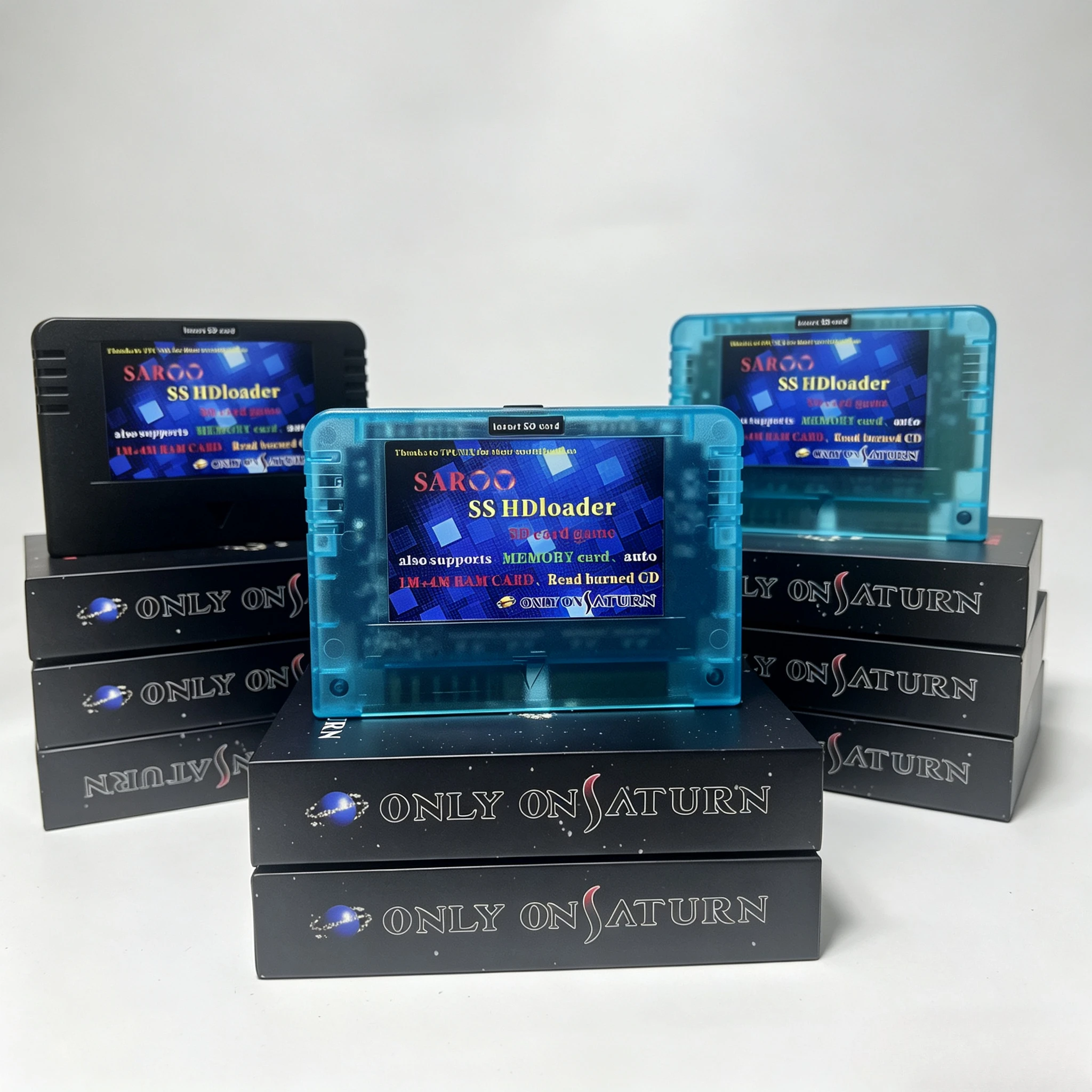 0.9 Firmware SAROO for SEGA SATURN Plug and Play SS Fast Reading Card for Console with TF/SD Card Direct Reading Accelerator