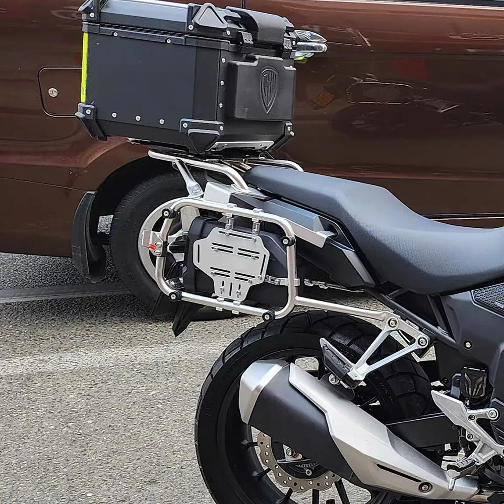 Per Benelli TRK702 TRK502X 2016-2020 2021 2022 TRK 702 502 X Cassetta degli attrezzi per moto Cassetta degli attrezzi con staffa laterale sinistra in alluminio