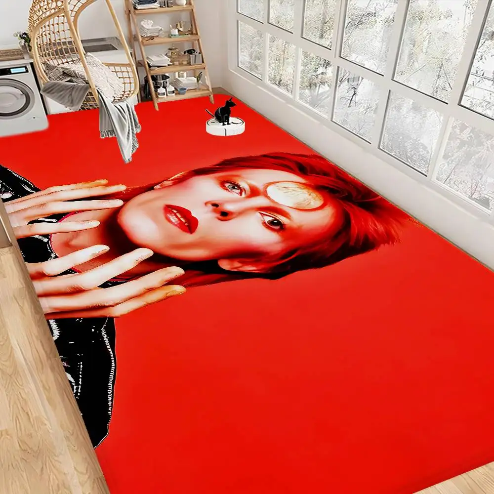 Hot Singer D-David B-Bowie Room Mats Anti-slip Absorb Water Long Strip Cushion Bedroon Mat Household Carpets
