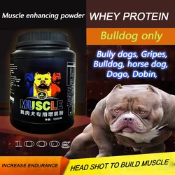 Pet Whey Protein Powder Bulldog Bully Gripe Pit Dog Horse Dog Exercise Increase Muscle Head Shot Powder 1000g