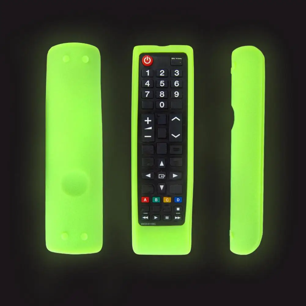 TV Remote Cover Washable Remote Control Cover Solid Color Anti-scratch  Multicolor Remote Control Soft Protective Case