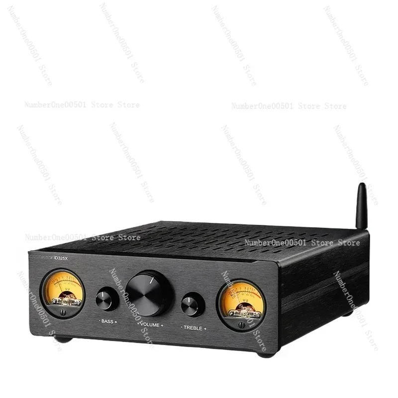 D325X High Power TPA3255 Dual Channel Balanced Digital Bluetooth 5.1 Power Amplifier Meter Through Remote Control