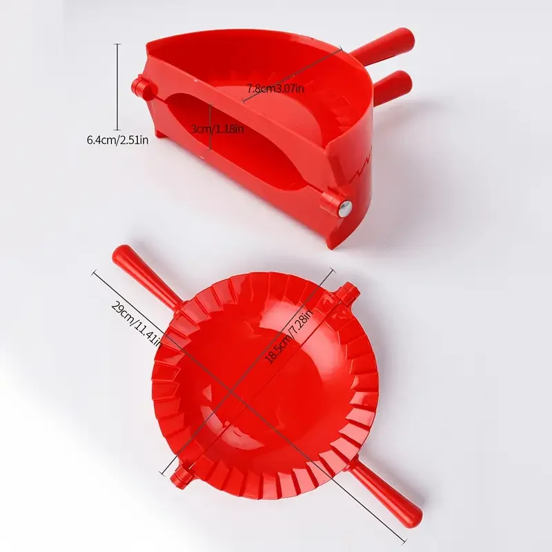 5-teiliges Teigtaschen-Former-Set: Handteigpresse, Teigtaschen-Clip, DIY Ravioli- und Kuchenform, Küchen-Backwerkzeuge, Kochzubehör – Detail 19