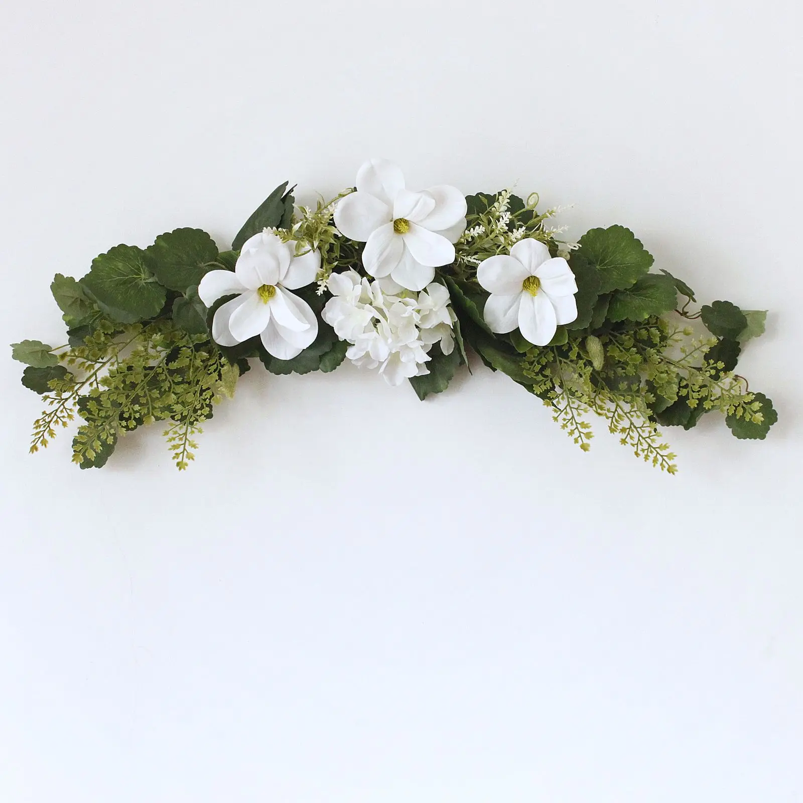 Spring Wreath Artificial Flower For Home Decor Front Door Hanging Flower Vine Wedding Decoration Fake Flower Rattan Table Flower