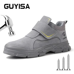 GUYISA Safety Boots Welder Shoes High Temperature Resistance Anti Scalding Wear resistant