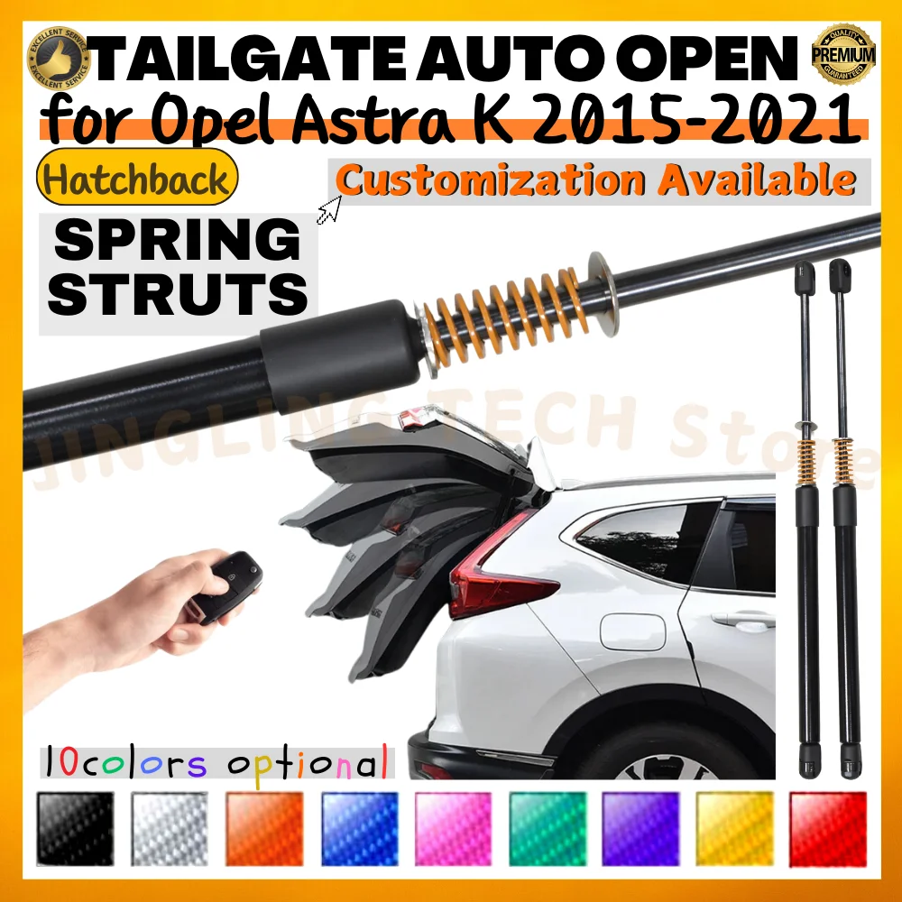 

Qty(2) Trunk Struts with Spring for Opel Astra K 5-door Hatchback 2015-2021 539MM Rear Tailgate Boot Lift Support Shock Absorber