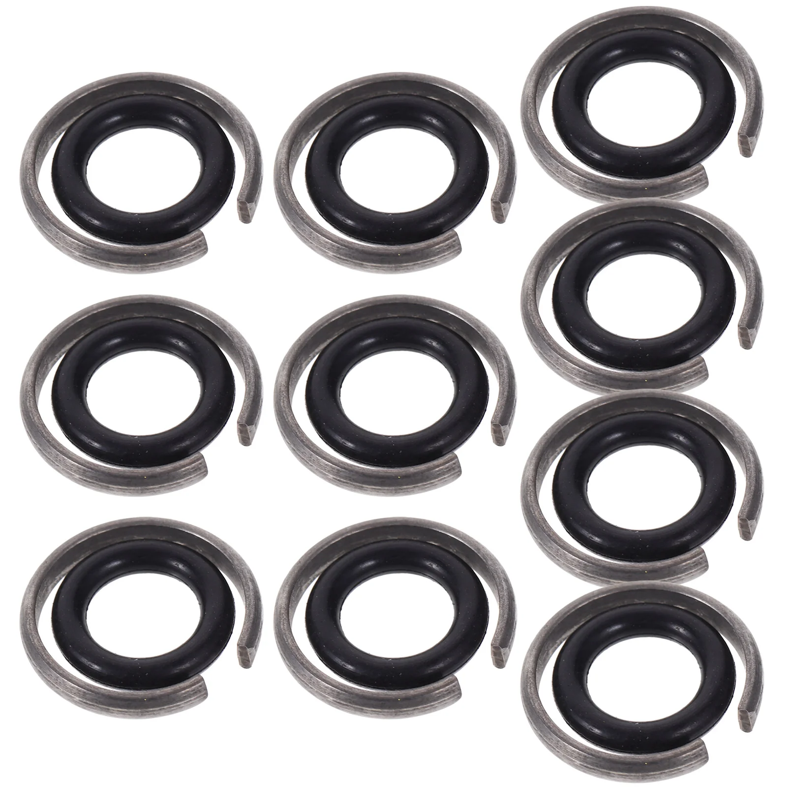 

10 Sets Wrench Ring Man Snap Button Kit Valve Rubber Drive Socket Retainer Impact Accessories