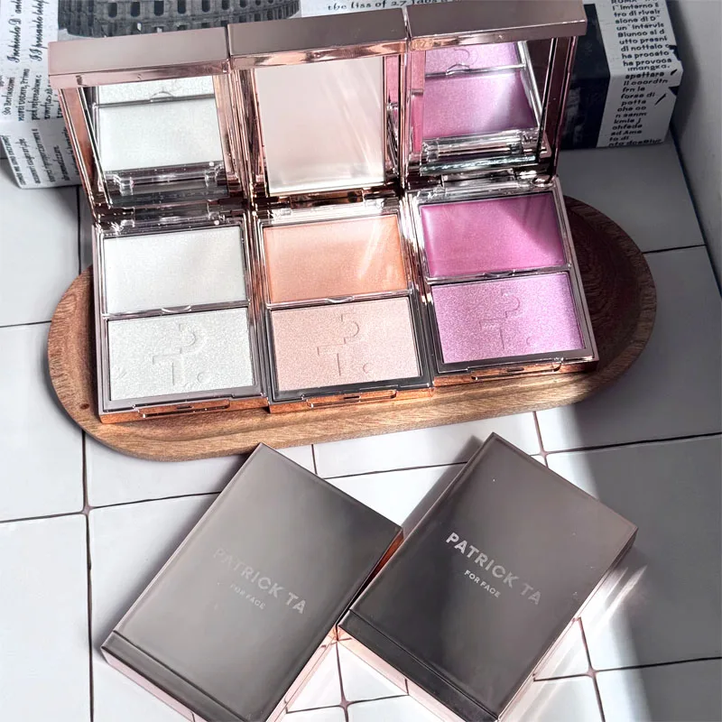 Patrick-Ta-Beauty Korean Blush Major Headlines Double-Take Crème & Powder Blush Duo High Gloss Powder Blusher All-in-one Plate