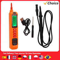 AC  Voltage Tester 4000 Counts Pen Type Non Contacting Digital Multimeter Resistive Value Measurement Pen Type Voltage Tester
