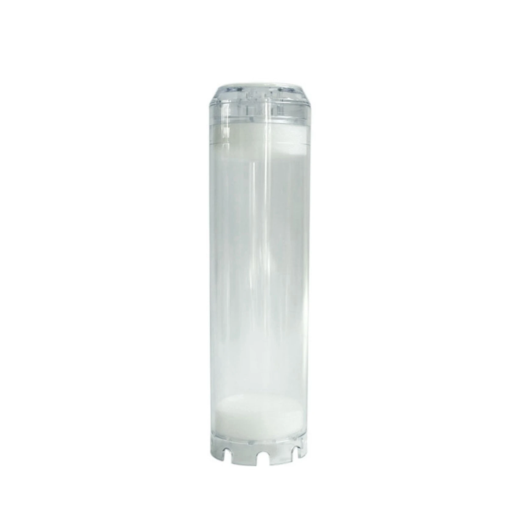 SAME DAY SHIP 2X 10-Inch Reusable Empty Clear Cartridge Water Filter Housing Various Media Refillable