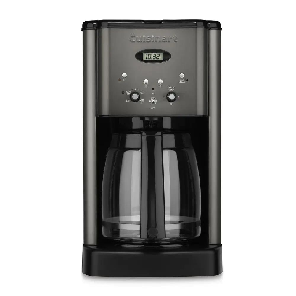 Programmable 12 Cup Coffeemaker Brew Central Dripless Carafe Brew Pause Temperature Control Decalcification Alert Kitchen
