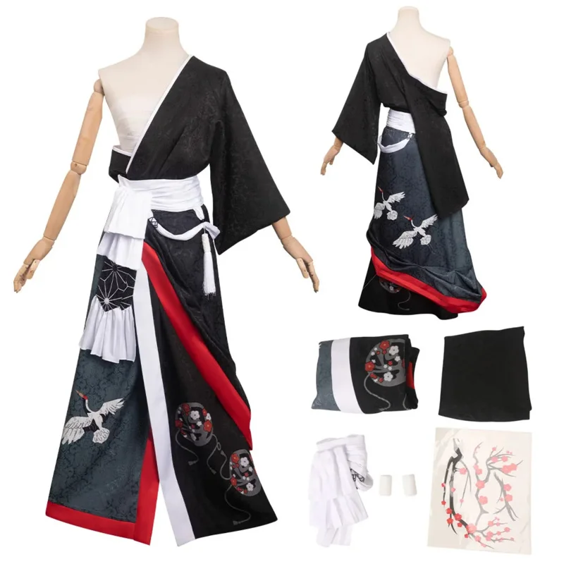 FF16 mujer Final Fantasy Cosplay disfraz tipo kimono trajes adultos mujeres niñas ropa de fantasía Halloween traje de fiesta de Carnaval JS8930