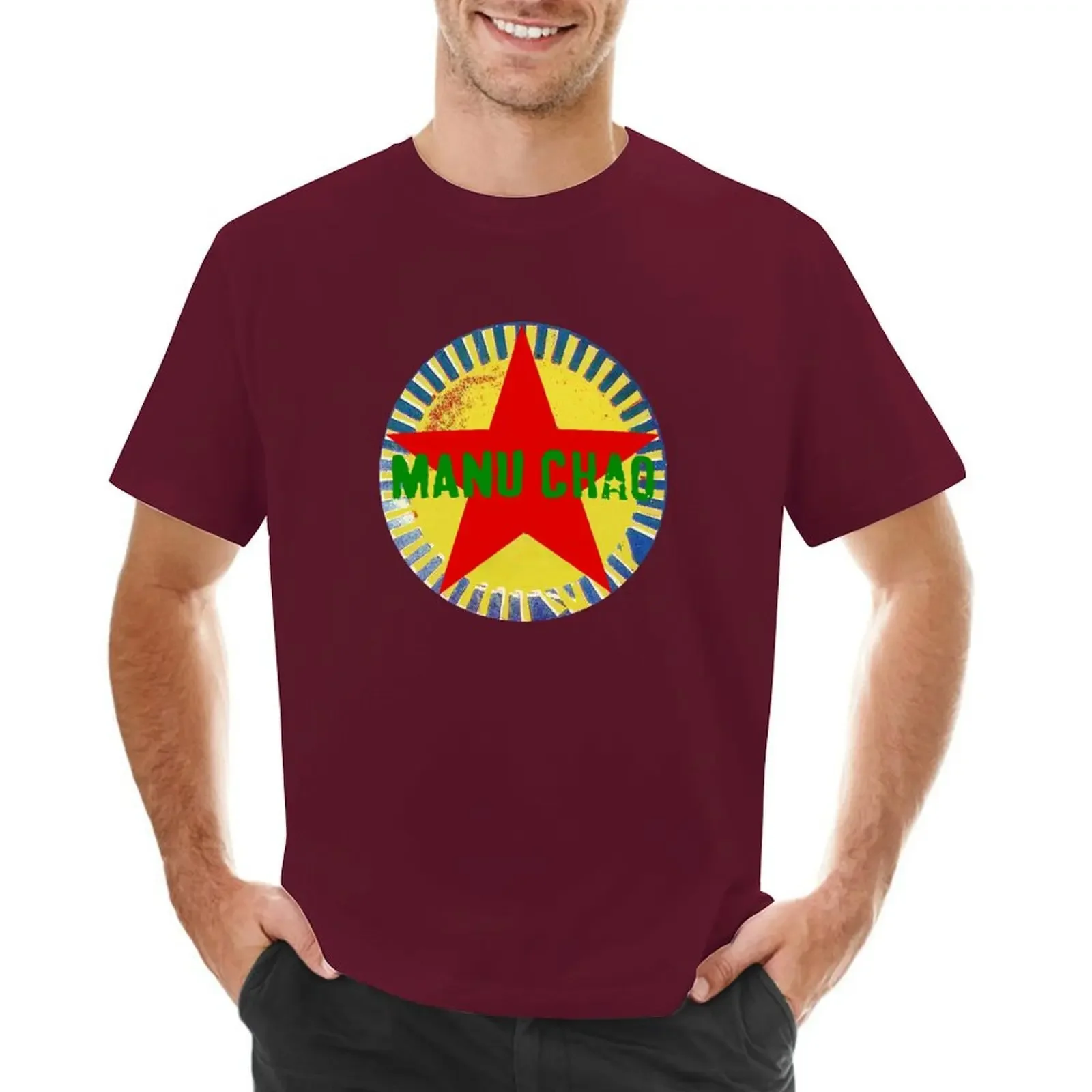 graphics plus size tops plain new edition mens t shirts casual stylish Manu Chao Sun T-shirt men clothing harajuku