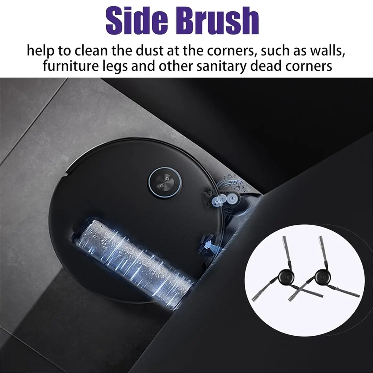 15 قطعة فرشاة رئيسية ممسحة أكياس الغبار فرشاة جانبية فلتر HEPA لأجزاء المكنسة الكهربائية الروبوتية Z60 Ultra #1