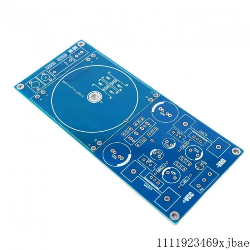 

LM317 LM337 Adjustable Regulated Power Supply Bare PCB Board Voltage Regulator