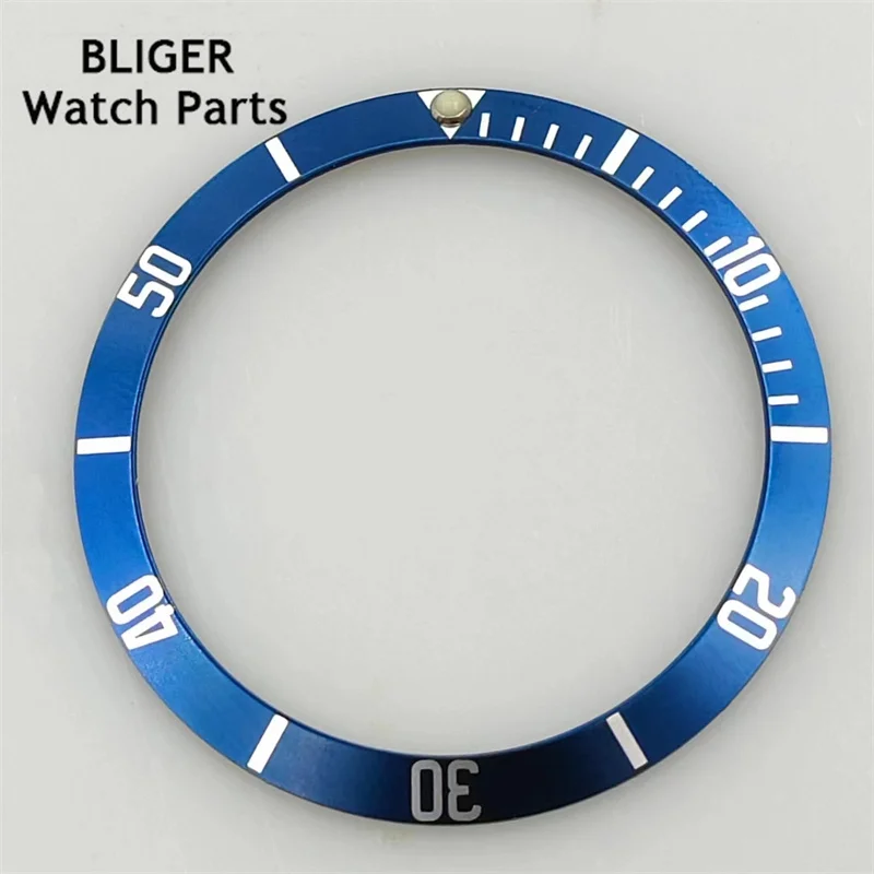 Bliger 39,5mm Aluminium Lünette fit Uhr ersetzen Zubehör Uhren teile