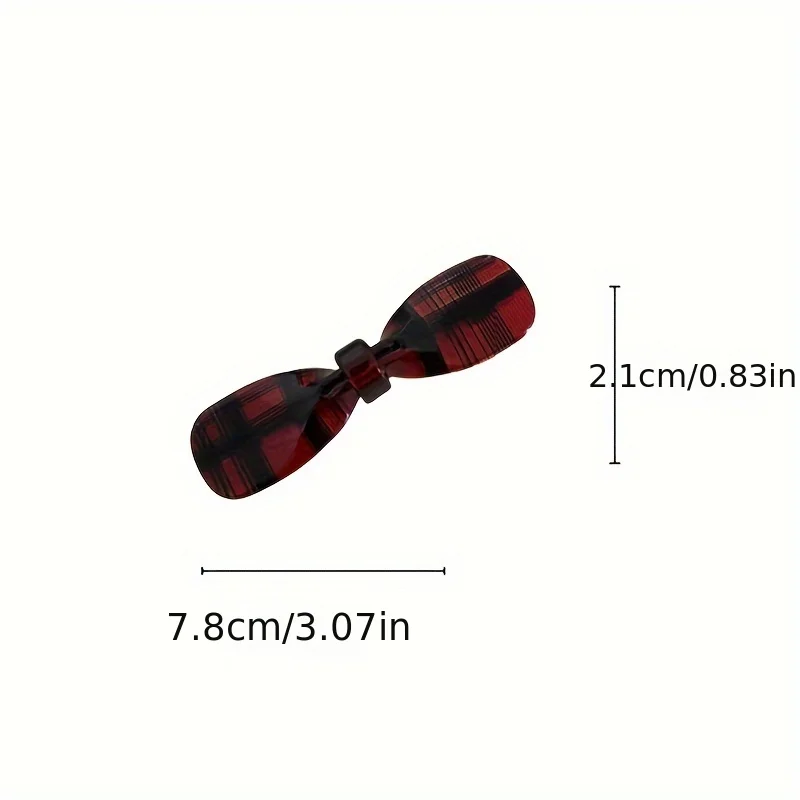 3pcs/set Cute Bow Acetate Hair Clips Duckbill Barrettes Side Pins Hairpin Women Hair Accessories