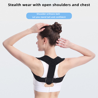 Adjustables Back Correction Belt Posture Clavicle Support Corrector Humpback Corrector for Adult Children