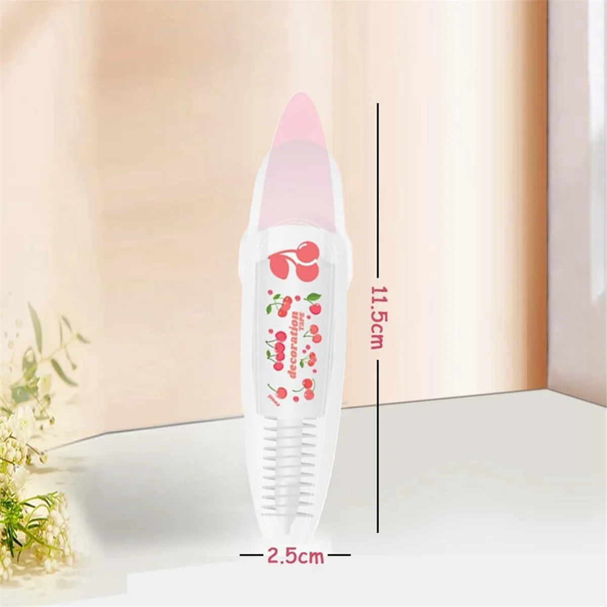 قلم زخرفي من نوع الضغط على الحيوانات اللطيفة ، قلم شريط تزيين الدانتيل ، شريط تصحيح نمط الكرتون ، تصنعه بنفسك ، 3 *