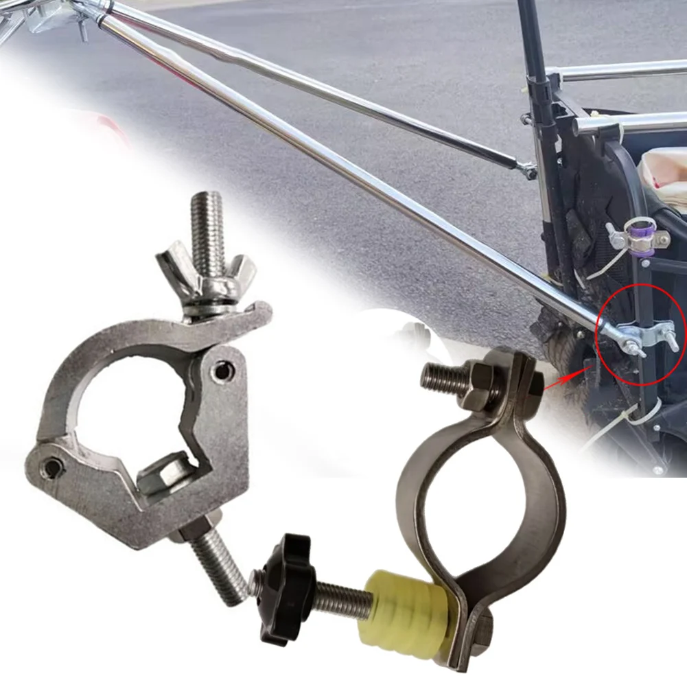 

1 Pair Trailer Hitch Coupler Adapter Metal Wear-resistant Rustproof Towing Rod Connector For Wagon Cart Coupler Accessories