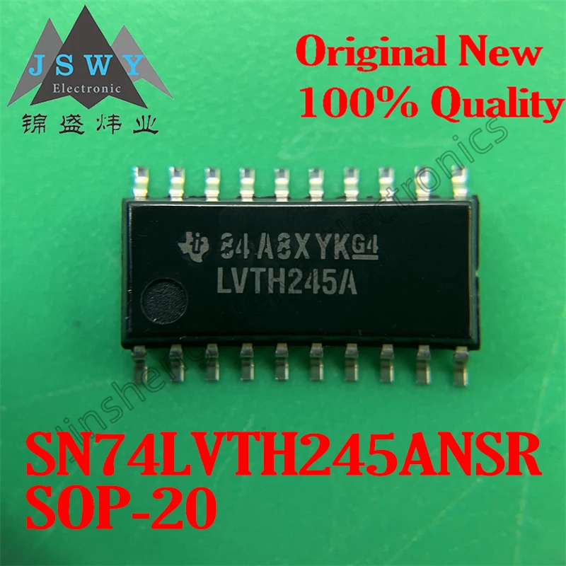 

(5/20PCS) SN74LVTH245ANSR SN74LVTH245 LVTH245A SOP-20 Package Eight Non-Inverting Bidirectional Buffers Transceiver Chip