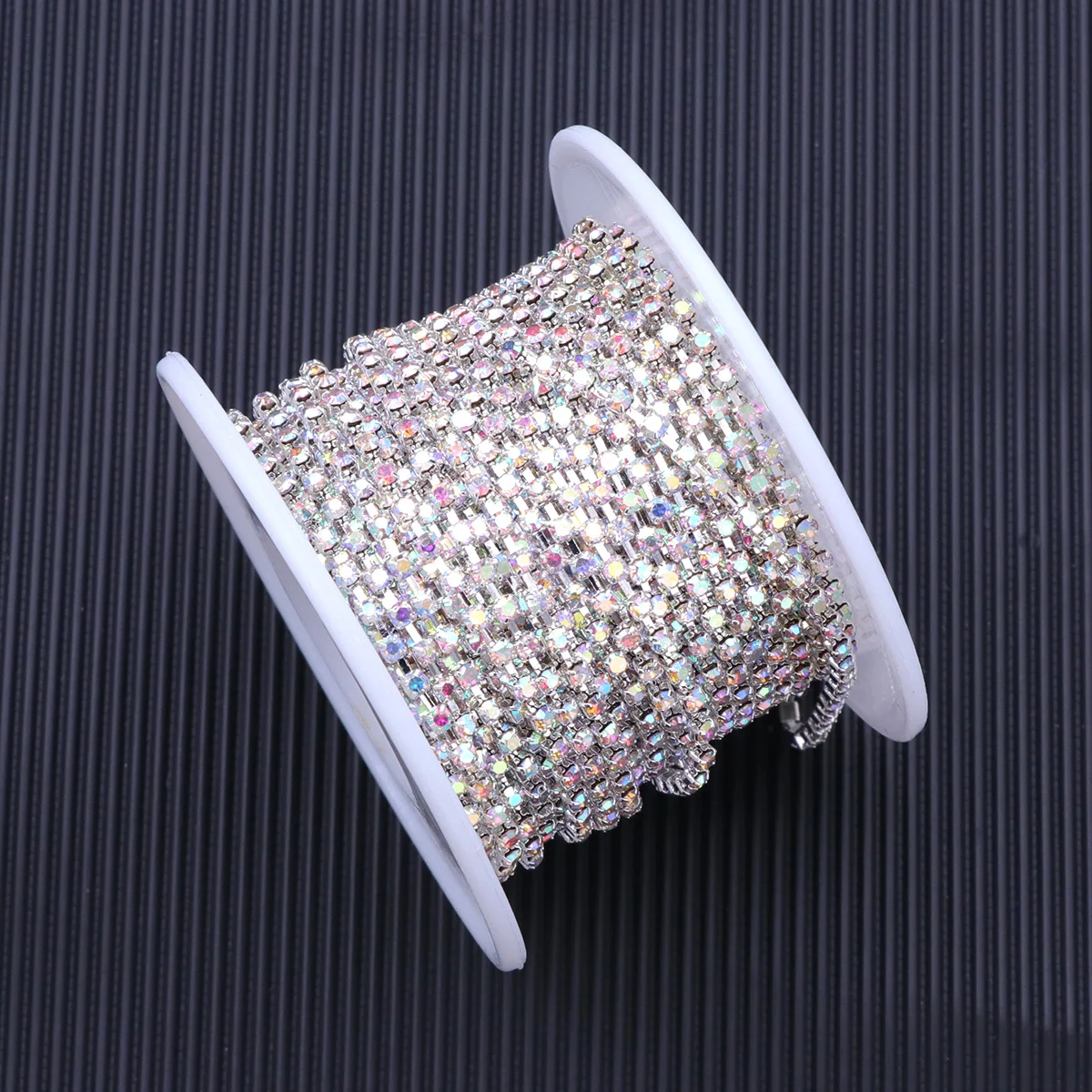 

1 Roll Rhinestone Chain Drill Claw Chain DIY Clothing Decoration Crystal Trim Sewing Jewelry Craft Supplies Trim Craft Sewing