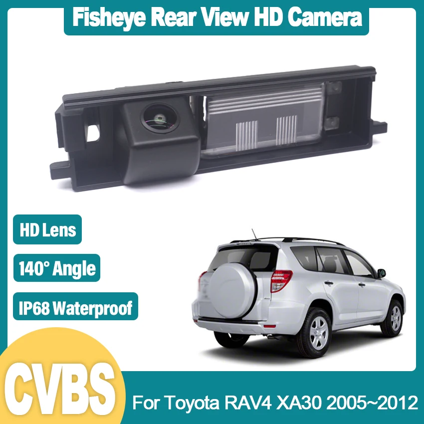 

CCD HD Waterproof Fisheye Rear View Camera For Toyota RAV4 XA30 2005~2008 2009 2010 2011 2012 Car Backup Reverse Parking Monitor