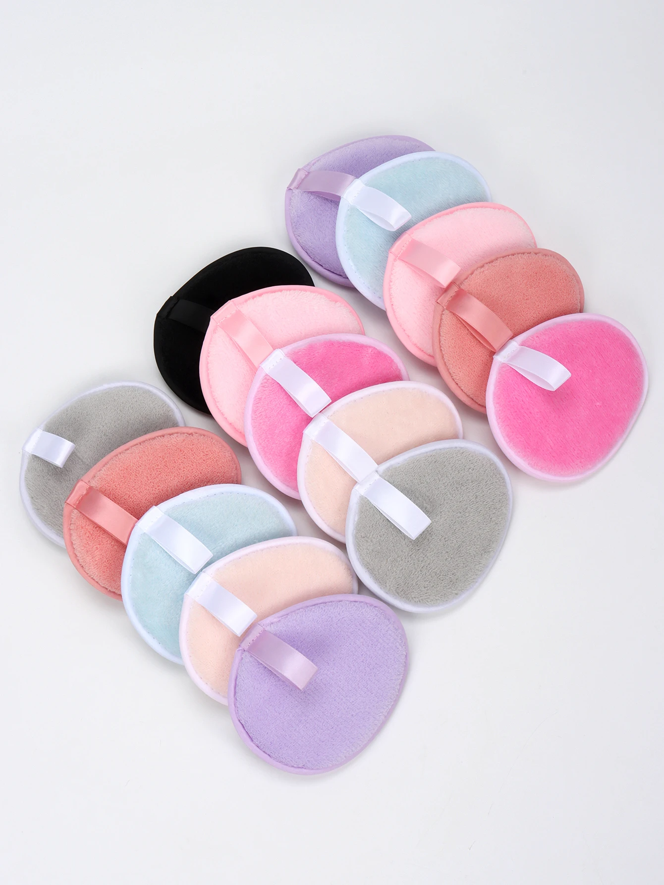 Water DROP Shape Lazyพัฟ 5/10/15/20Pcs,สีสุ่ม,Reusableแต่งหน้าRemover Pad,แผ่นทําความสะอาดผิวหน้าสําหรับทุกสภาพผิว