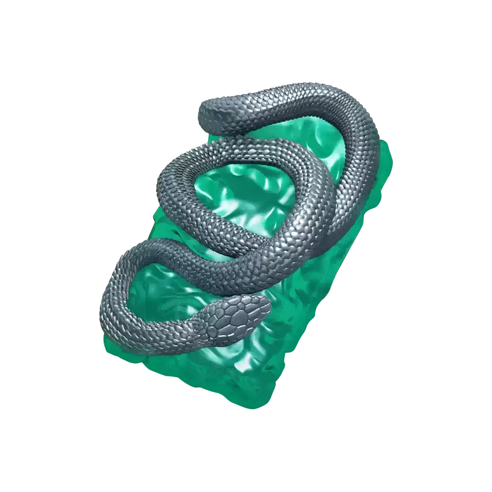 Tecla Artesanal Green Snake - Tecla de Resina de 1.75u para Teclado Mecánico, Tecla de Bloqueo Personalizada, Idea de Regalo de Cumpleaños para Hombre