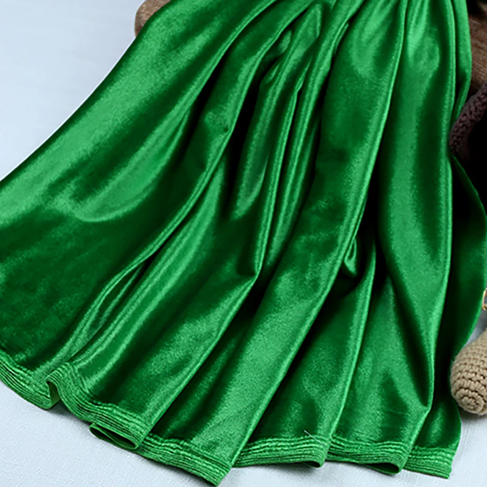 أحمر أسود أزرق أخضر مطاطا بريق المخملية فستان مجموعة الستائر حفل زفاف ديكور خلفية القماش عيد الميلاد المواد #6