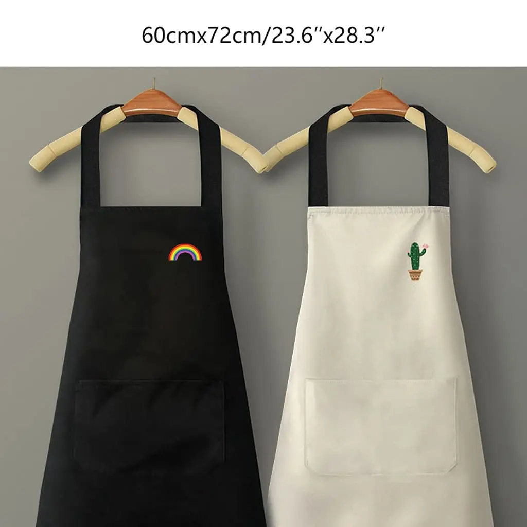 Waterproof Shoulder Apron Men\'s and Women\'s Kitchen Apron Salon Roast Barbecue Cleaning Nail Barbecue Scarf Cloak