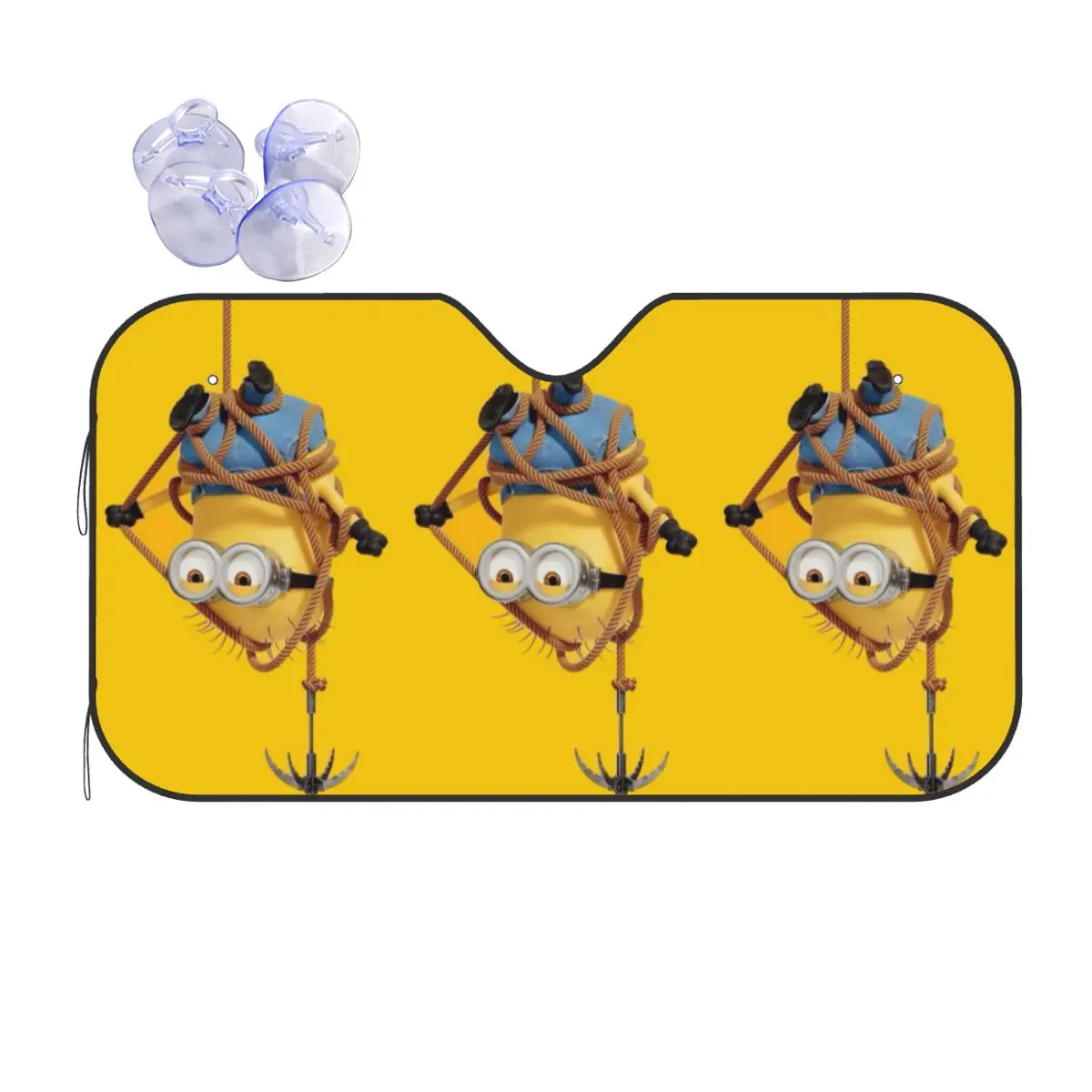 

Пользовательские M-Minions аниме милый автомобильный солнцезащитный козырек на лобовое стекло забавный мультяшный козырек от солнца на переднем лобовом стекле