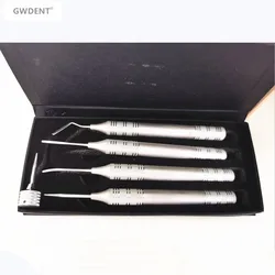 5pcs Dental Tooth Extraction Titanium Tip Flex Periotome Power Tooth Extraction Screw Elevator Niti Flexible Periodontal