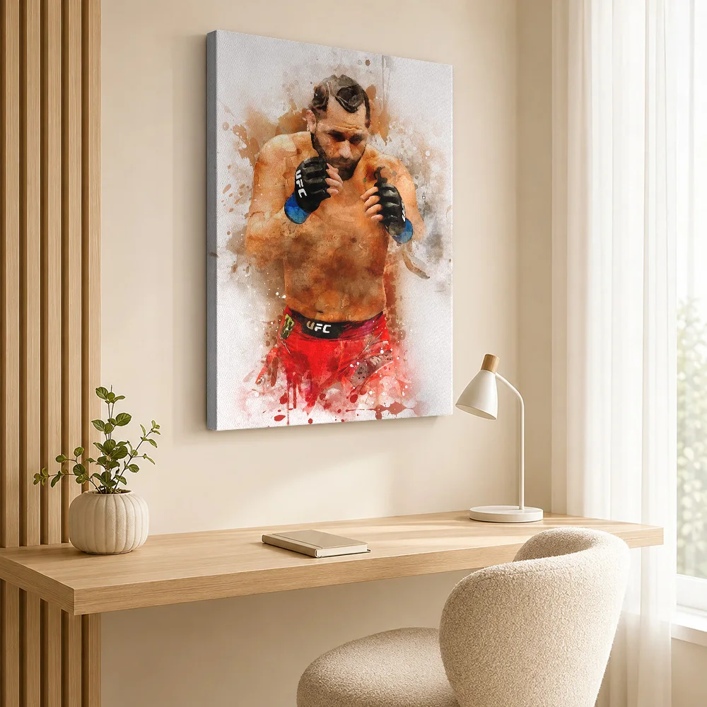 Jorge Masvidal Canvas Painting Poster Personalized Modern Aesthetic Wall Art for Bedroom Decor Ready to Hang Housewarming Gift
