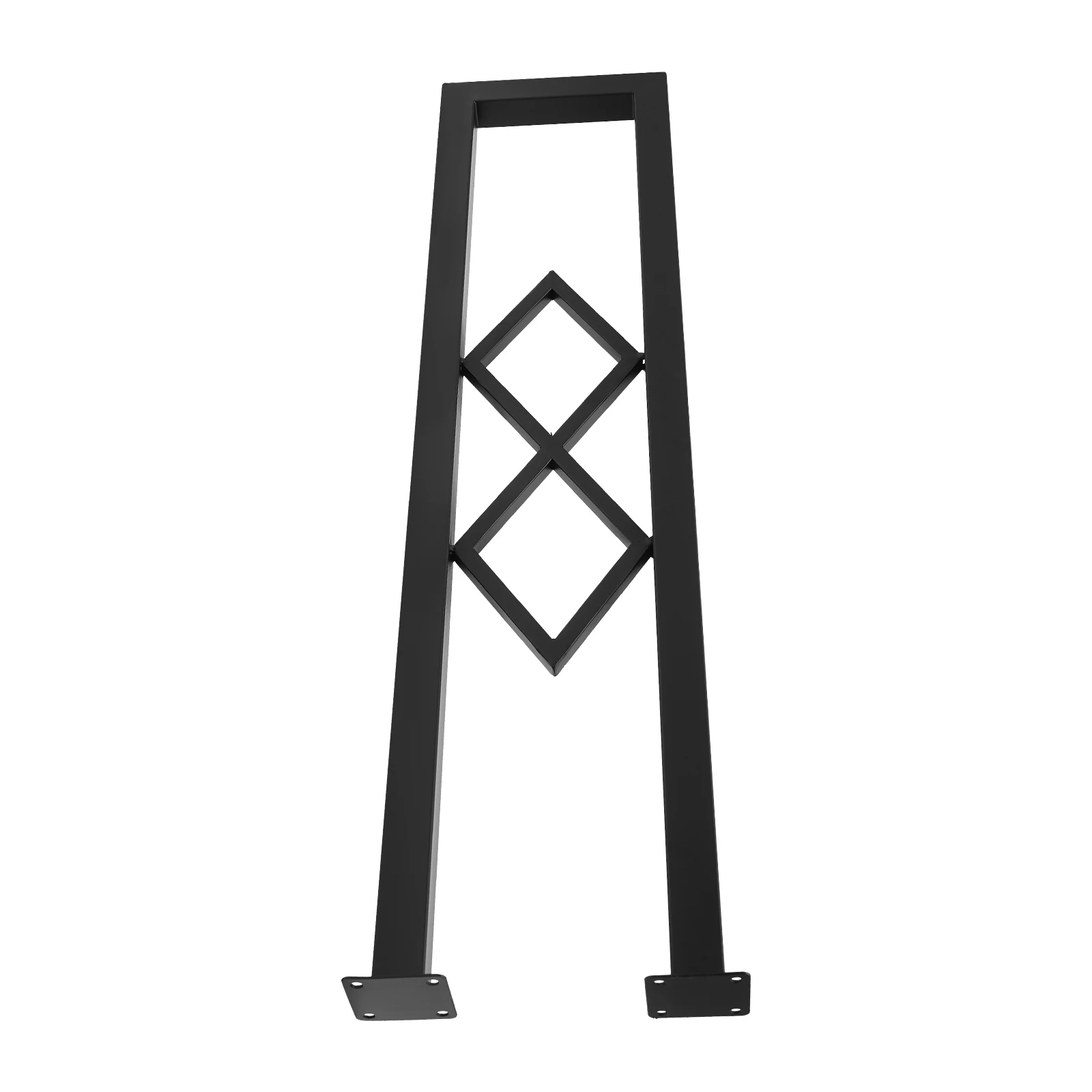 Industrial Black U-Shaped Stair Handrail, Decorative Stair Railing, Stair Handrail