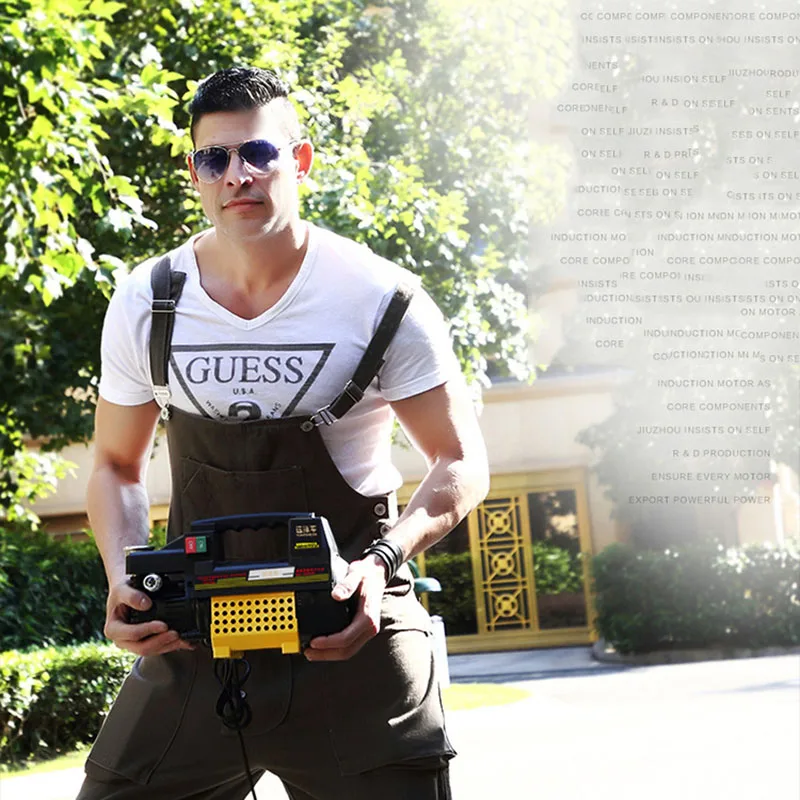 

2025220v household high pressure car washing machine water pump guide car washing portable water gun cleaning machNEW